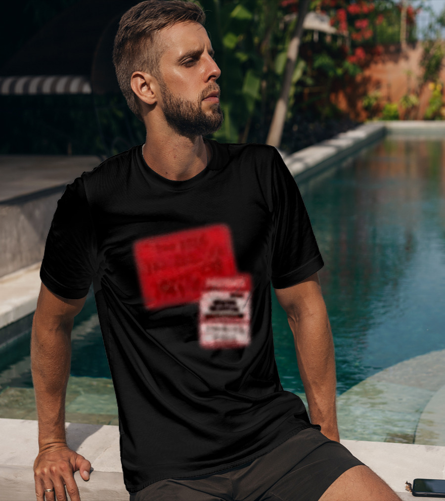 Revealed Clothing Hardwell Sticker Tour 2026 Red Visions T-Shirt