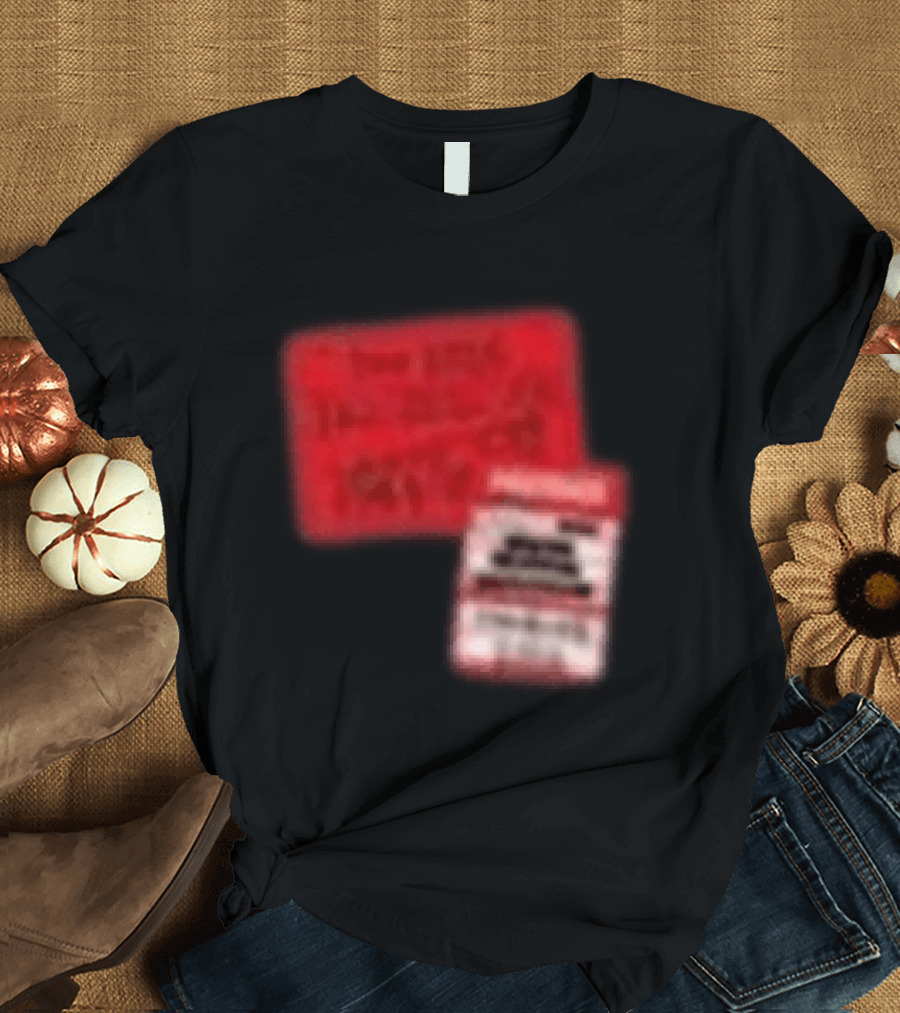 Revealed Clothing Hardwell Sticker Tour 2026 Red Visions T-Shirt