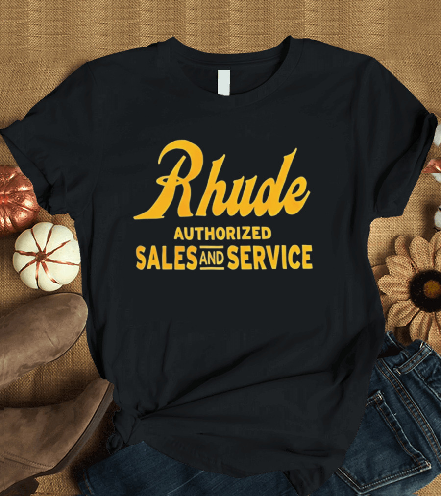 Rhude Authorized Sales And Service T-Shirt