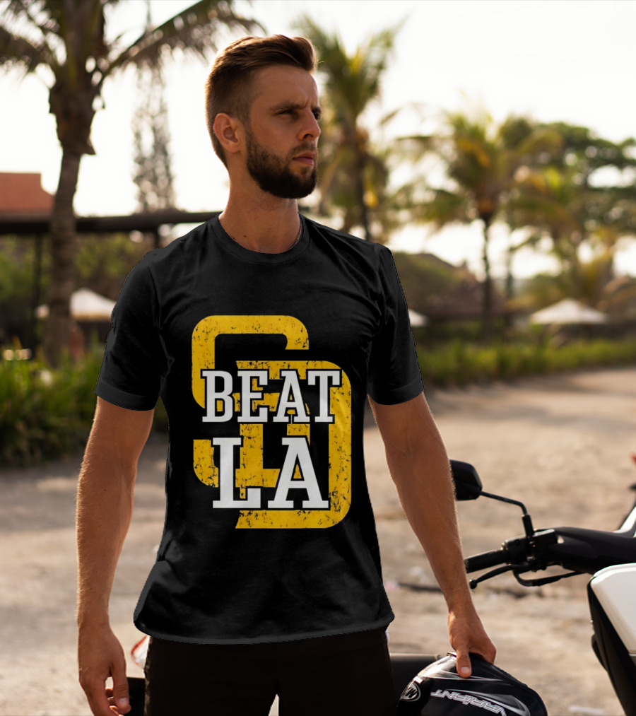San Diego Padres Beat LA Dodgers Victory T-Shirt