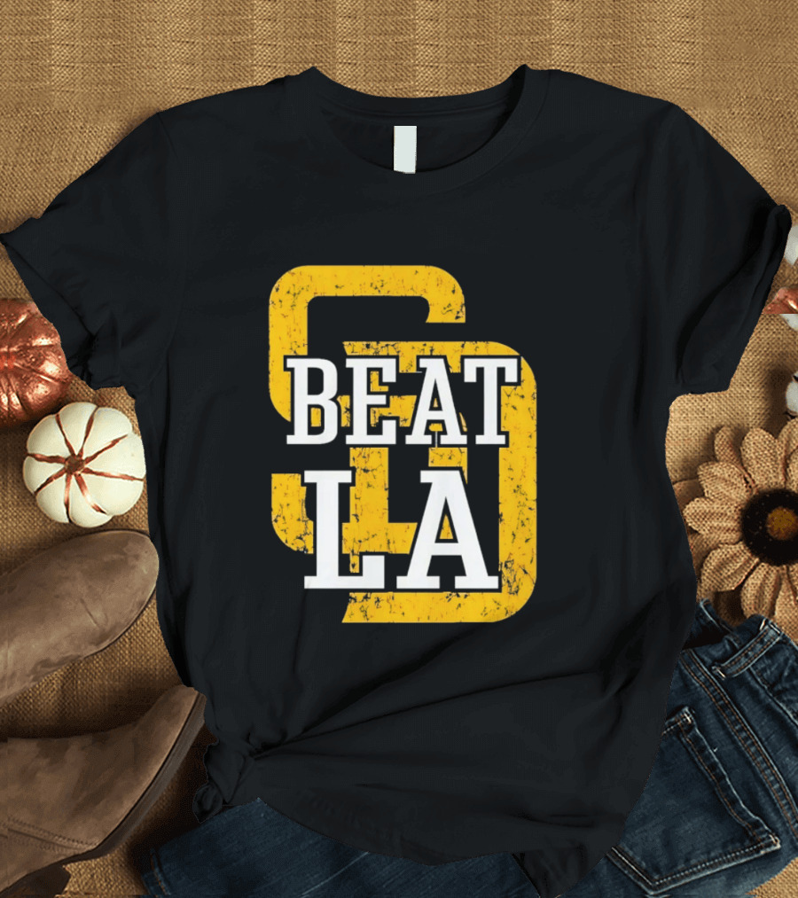 San Diego Padres Beat LA Dodgers Victory T-Shirt