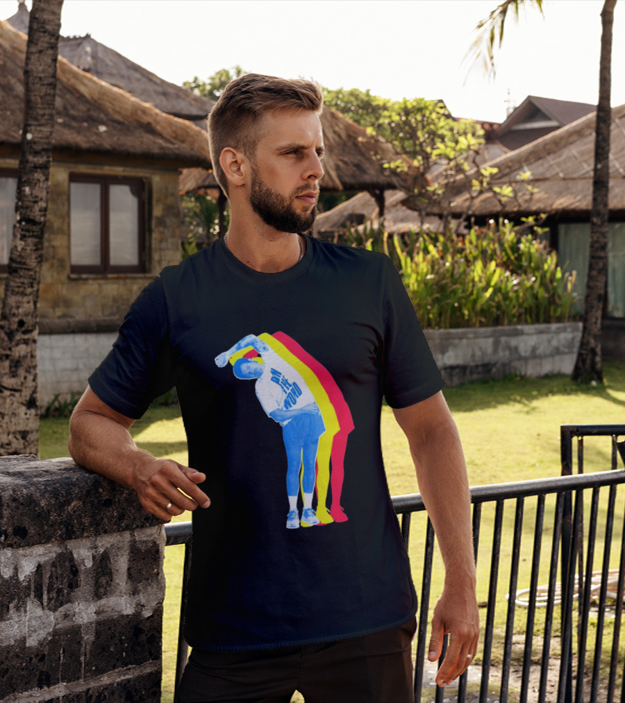 BNLDFWD Stretch Harry Retro Colorful Fitness Vibes T-Shirt