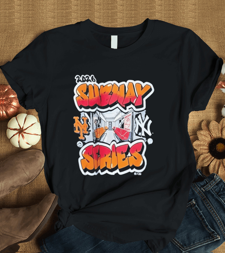 2026 Subway Series New York Yankees Vs Mets Baseball T-Shirt