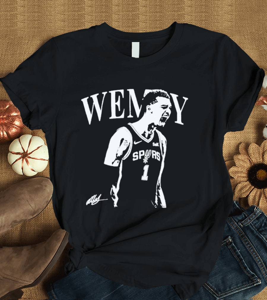 Wemby Spurs Basketball Victor Wembanyama Go Spurs Go T-Shirt