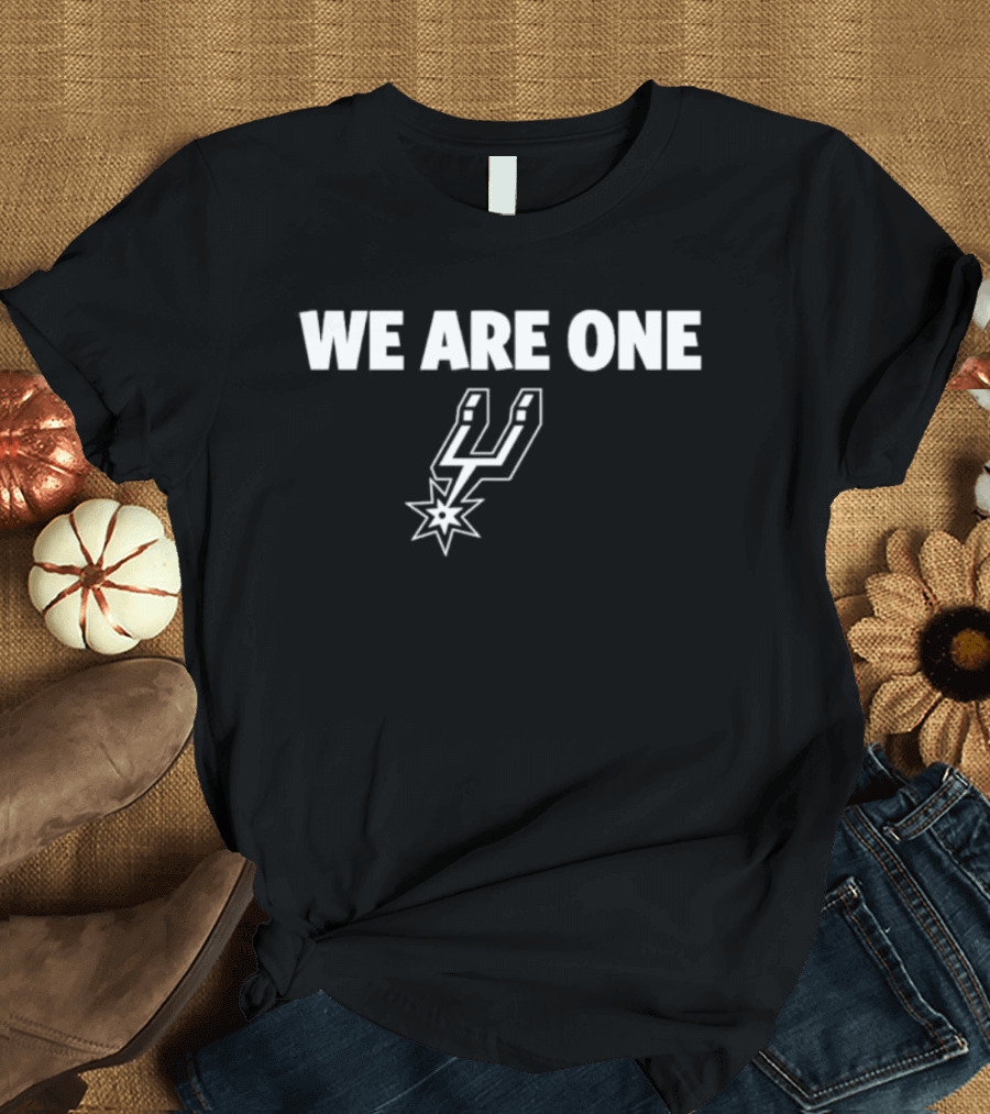 We Are One San Antonio Spurs Unity T-Shirt