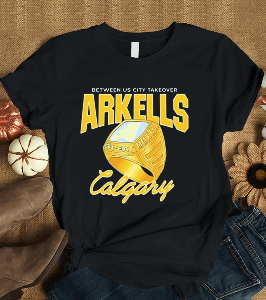 Arkells Between Us City Takeover 3 Peat Calgary T-Shirt