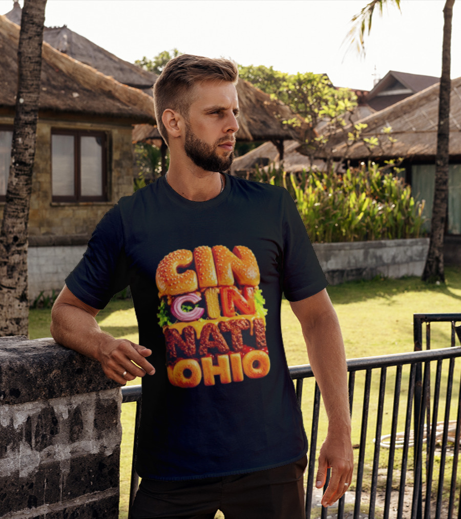 Cincinnati Burger Ohio Food T-Shirt