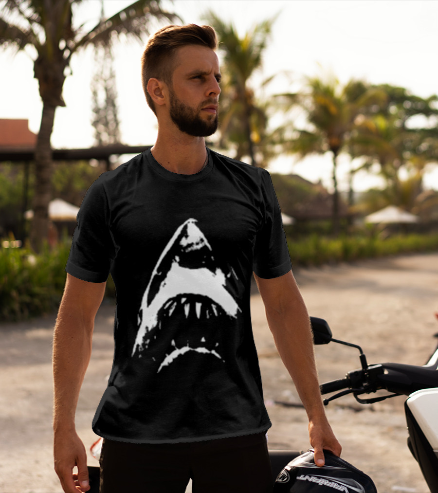 Out Of Time Studio Jaws Terror Promo Shark Teeth T-Shirt