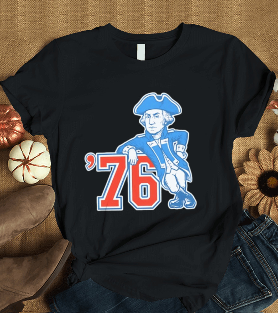 George Washington Bicentennial 1776 1976 Retro Style Patriot T-Shirt