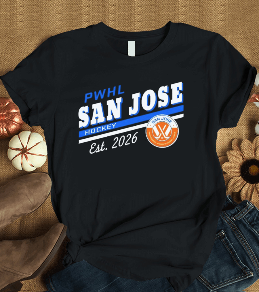 PWHL San Jose Hockey Est 2026 Women's Team T-Shirt