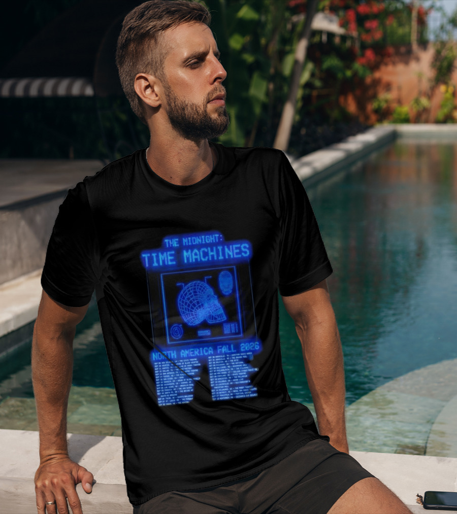 The Midnight Time Machines Tour Dates North America Fall 2026 T-Shirt