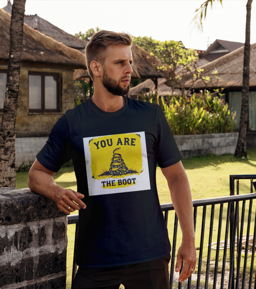 You Are The Boot ICE Gadsden Snake Yellow T-Shirt