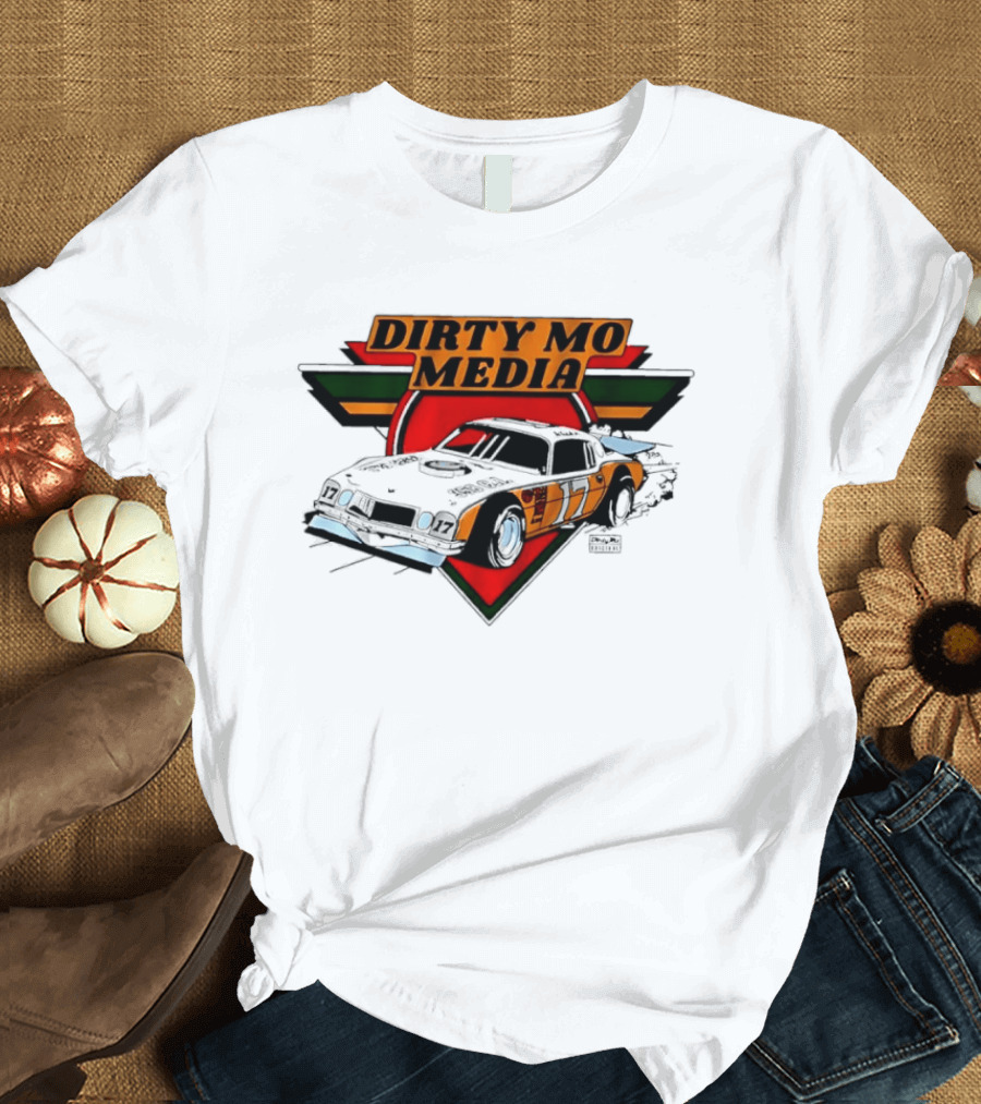 Dirty Mo Media NASCAR Stock Car Dale Earnhardt Jr. Original 17 350 CI T-Shirt