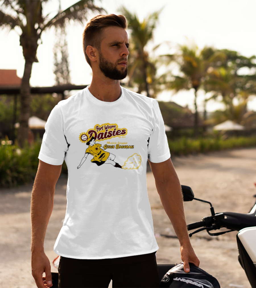 Fort Wayne Daisies Major League Girls Baseball Est 1943 Vintage Style Sportswear T-Shirt
