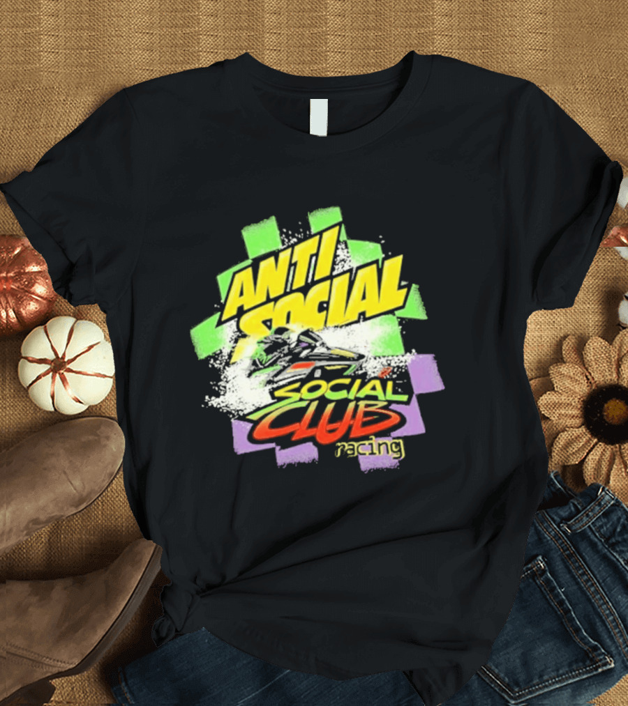 Anti Social Social Club Racing Arctic Snowmobile T-Shirt