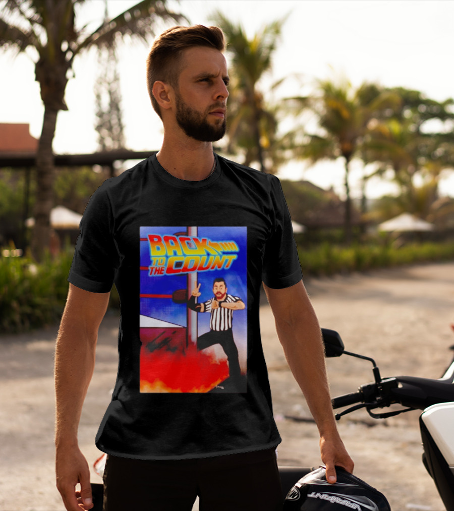 Daniel Spencer Back To The Count Wrestling Referee Nostalgia T-Shirt