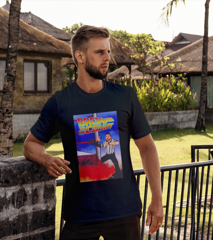 Daniel Spencer Back To The Count Wrestling Referee Nostalgia T-Shirt