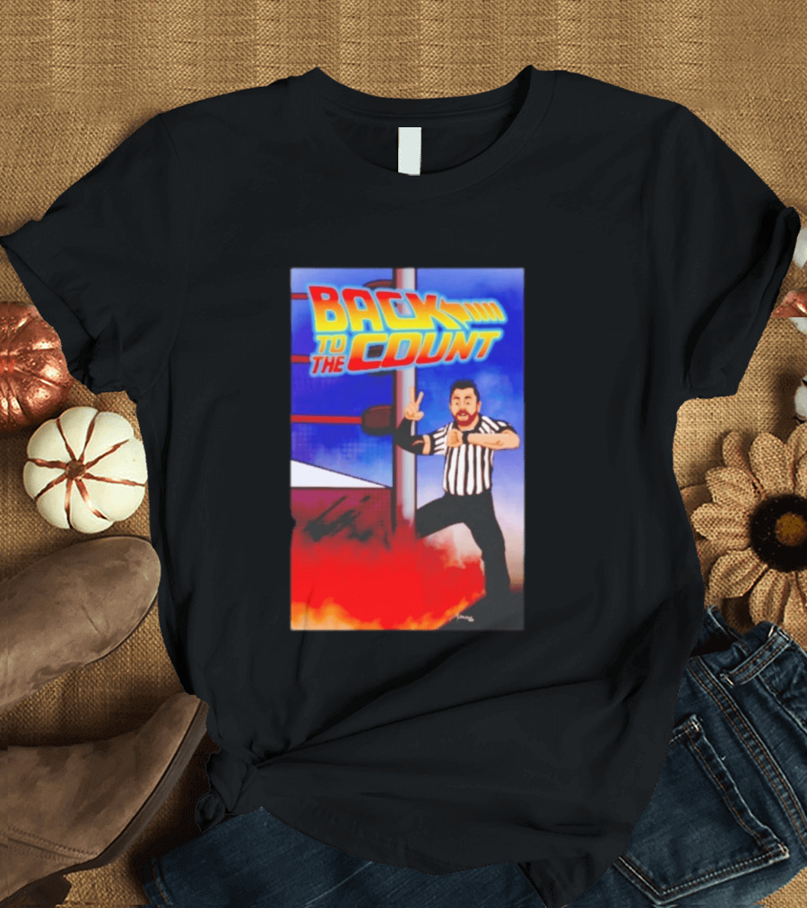 Daniel Spencer Back To The Count Wrestling Referee Nostalgia T-Shirt