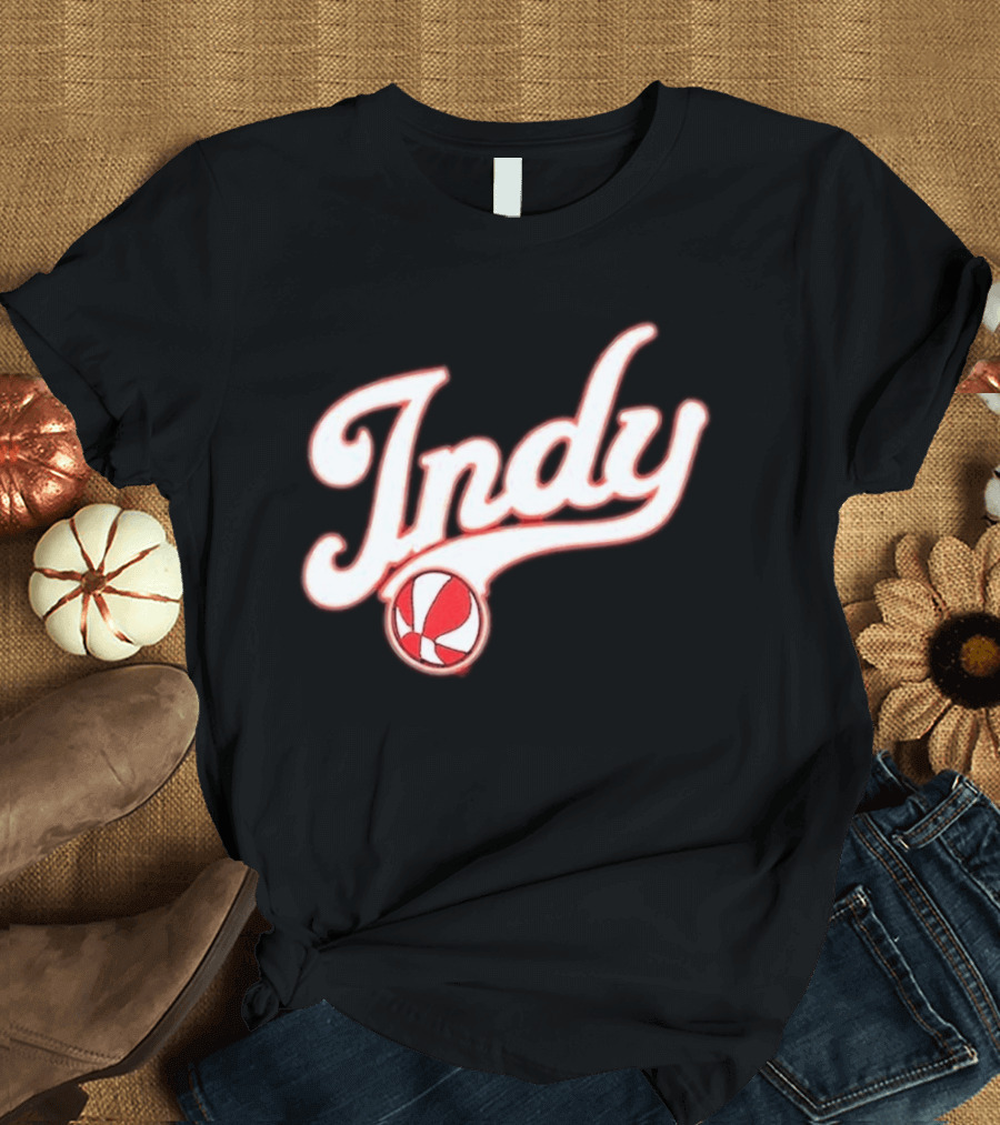 Indy Baseball Red 2023 Casual Classic Sports Style Retro Look T-Shirt