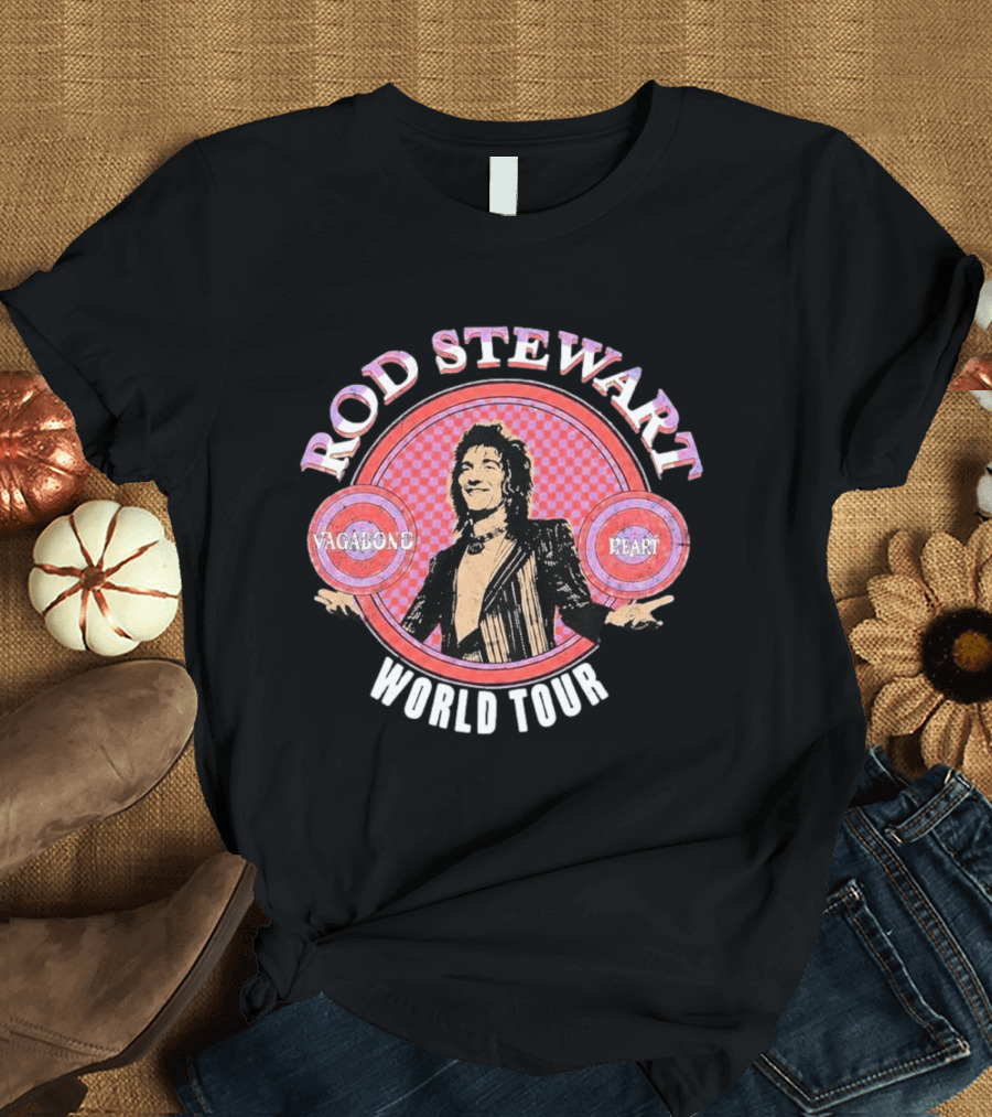 Rod Stewart Vagabond Heart World Tour T-Shirt