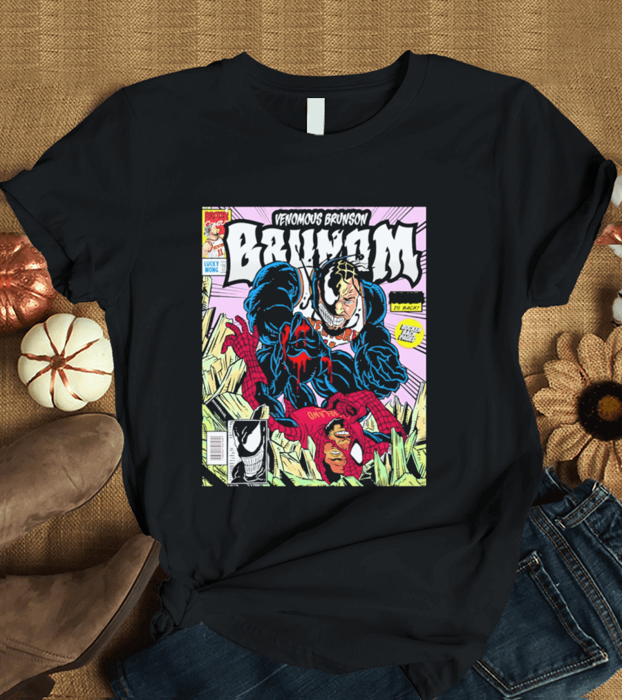 Venomous Brunson Lethal Protector Comic Cover New York Knicks T-Shirt