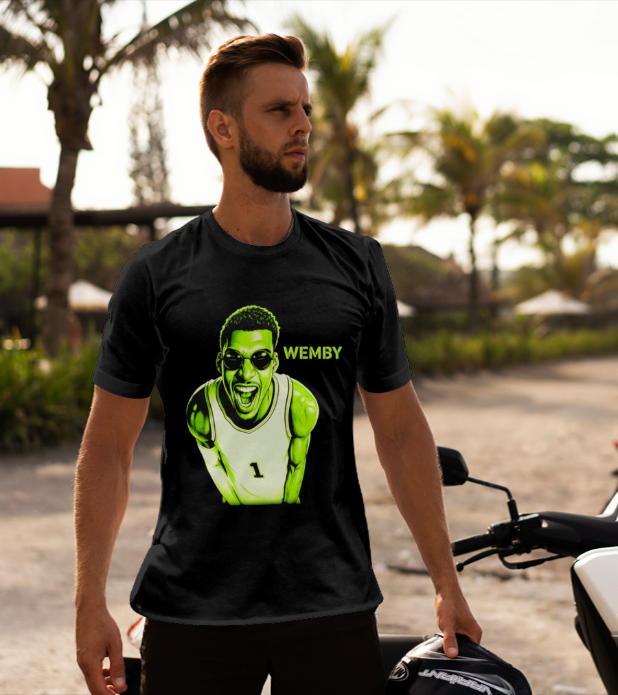 Victor Wembanyama Wemby San Antonio Spurs Alien Basketball Player 1 T-Shirt