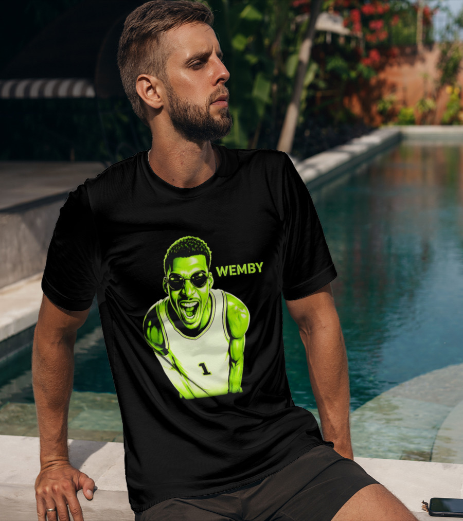 Victor Wembanyama Wemby San Antonio Spurs Alien Basketball Player 1 T-Shirt