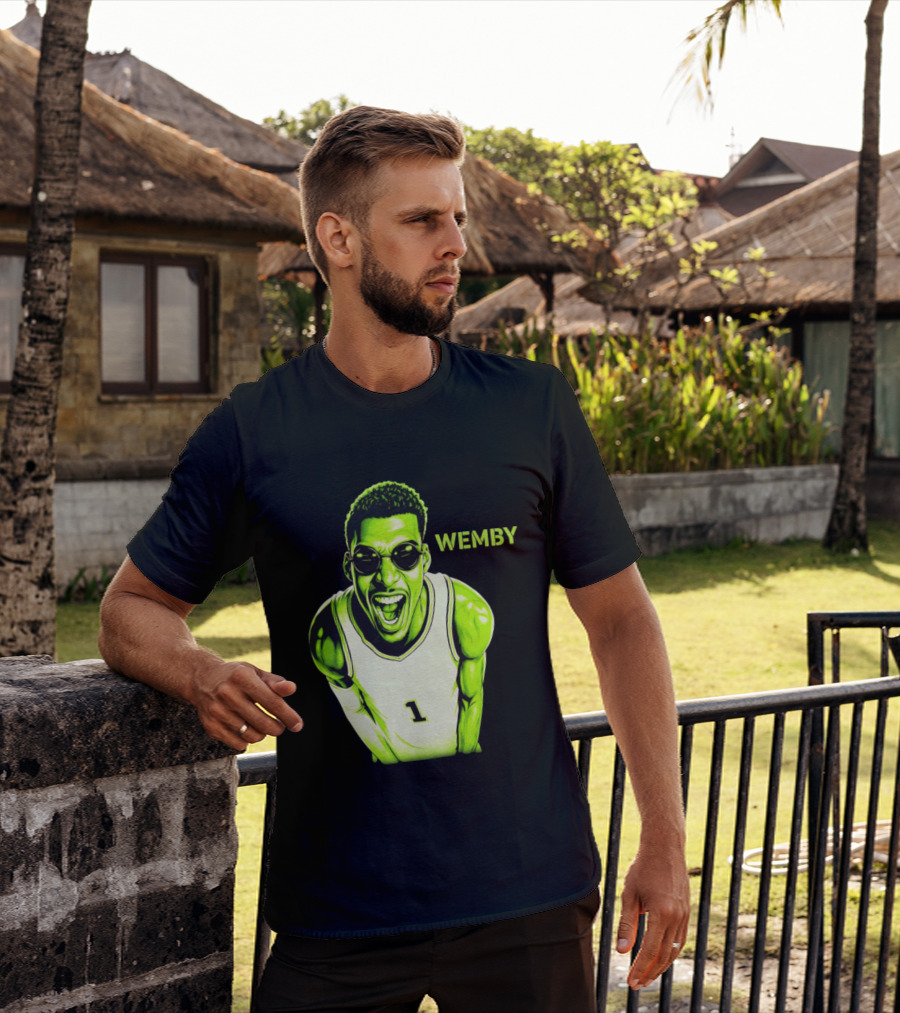 Victor Wembanyama Wemby San Antonio Spurs Alien Basketball Player 1 T-Shirt