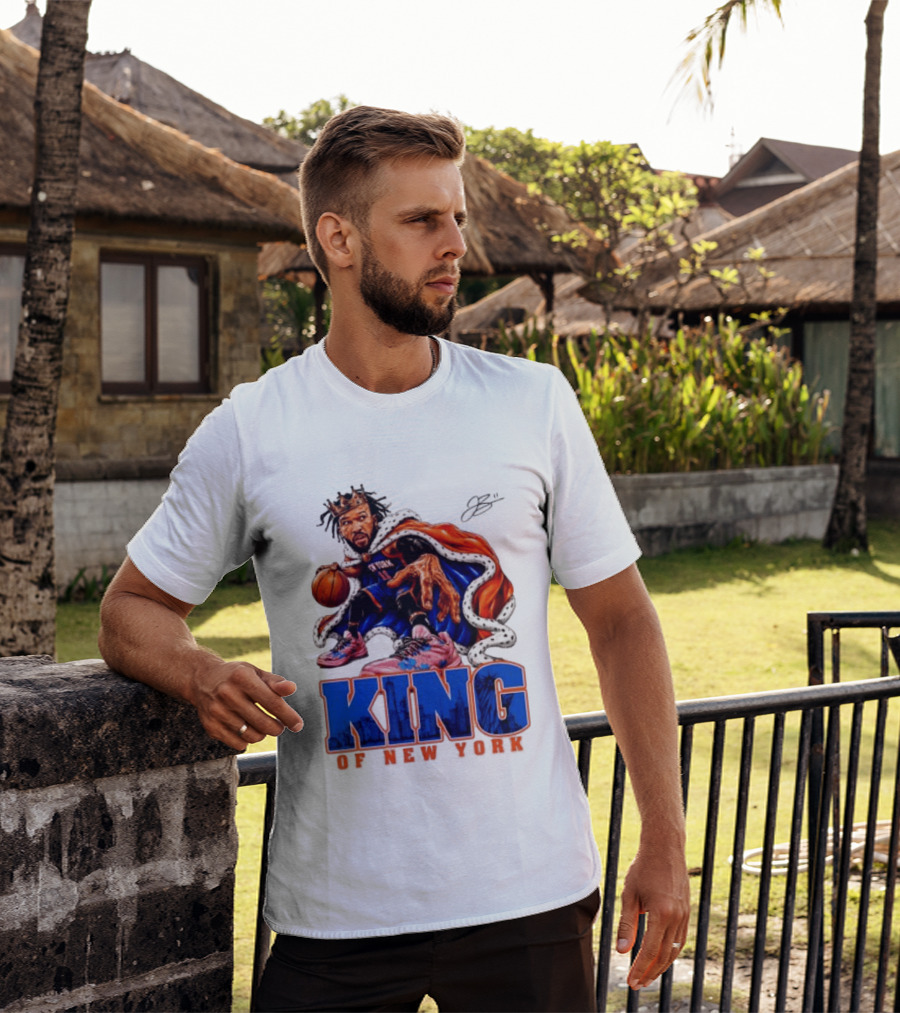 Jalen Brunson 2026 King Of New York Knicks NBA Basketball T-Shirt