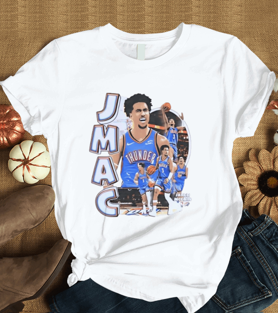 Jared McCain J MAC Oklahoma City Thunder NBA T-Shirt