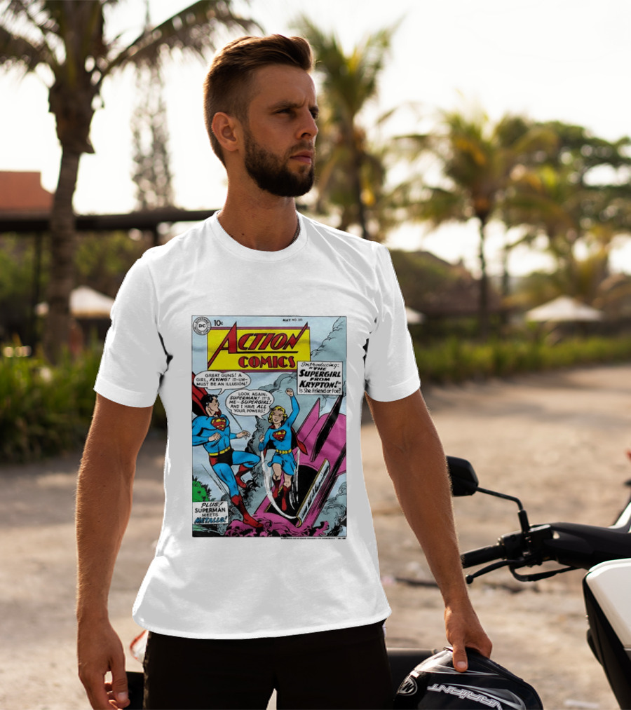 Action Comics 252 Superman Meets Supergirl From Krypton DC Comics 1959 T-Shirt
