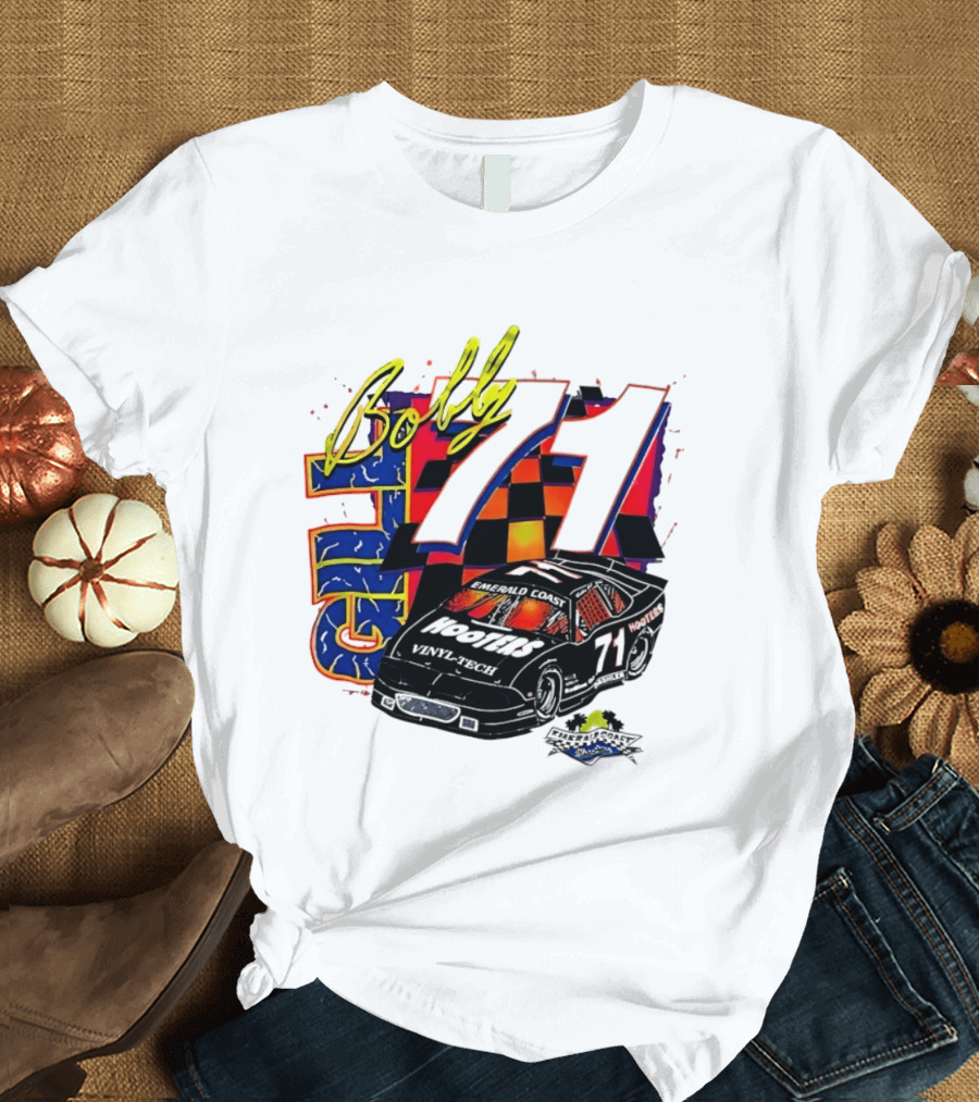 Bobby Allison 71 Hooters NASCAR Sarasota Florida 1959 Racing Car T-Shirt