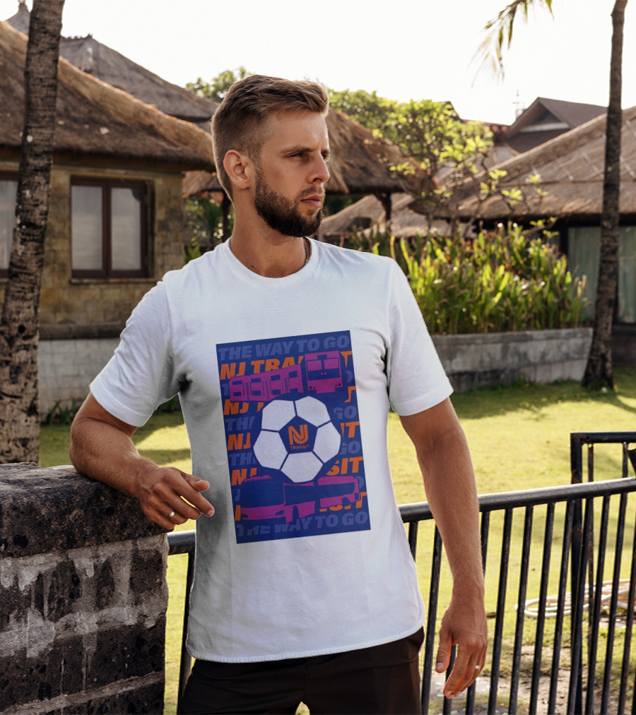 NJ Transit Soccer Transit The Way To Go T-Shirt