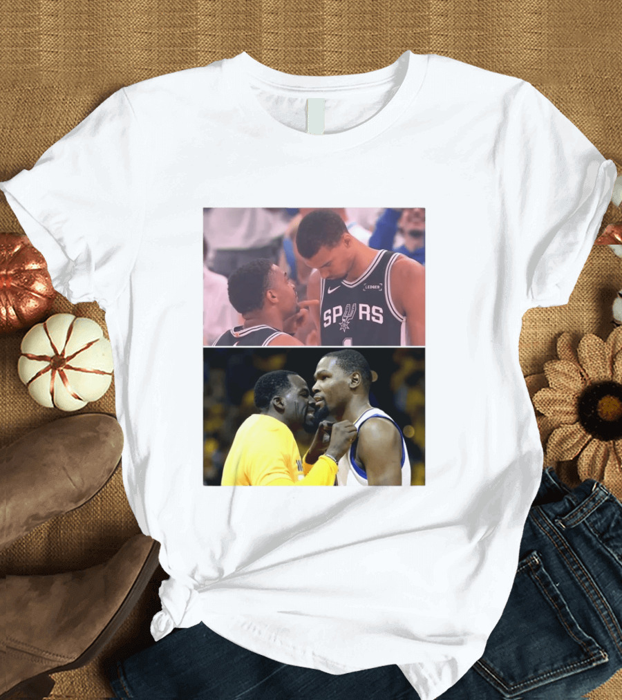 Wemby Keldon Johnson Spurs Draymond Meme Recreation T-Shirt