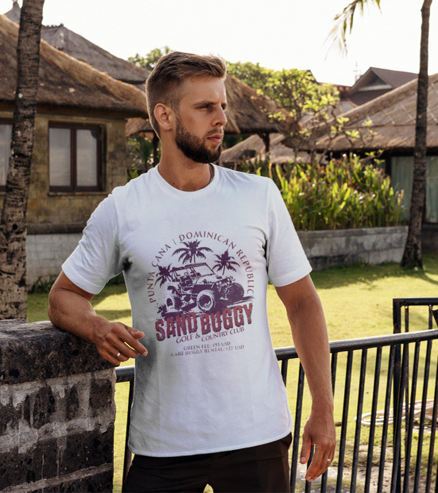 Punta Cana Dominican Republic Sand Buggy Golf Country Club Green Fee 93 USD Cart Rental 97 USD T-Shirt