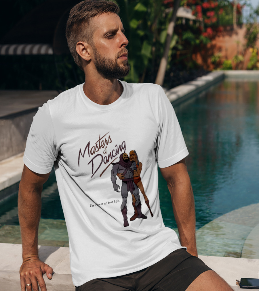 Masters Of Dancing Skeletor He Man The Power Of Your Life Embrace T-Shirt