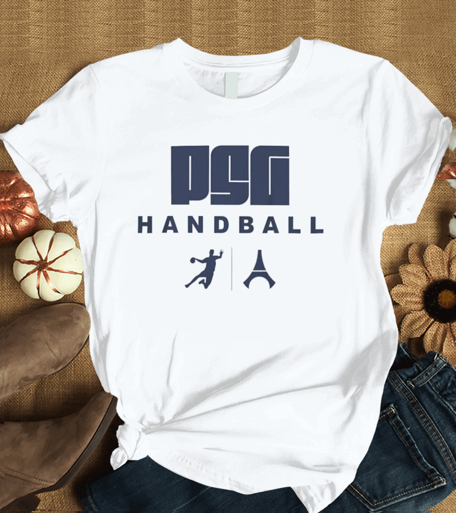PSG Handball Paris France Eiffel Tower Player T-Shirt