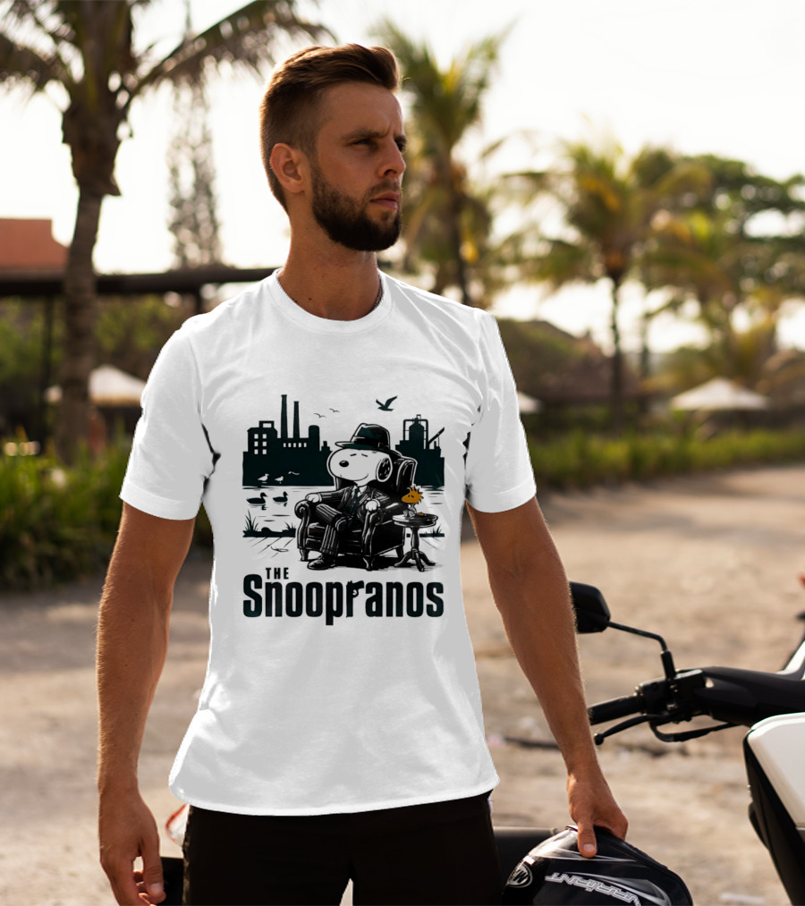 The Snoopranos Snoopy Woodstock Peanuts Mafia T-Shirt