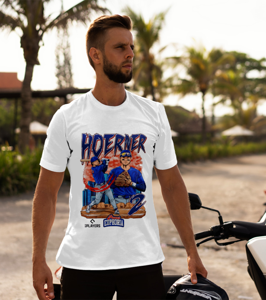 Nico Hoerner Chicago Cubs Euphoria The Players 2 Major League Baseball T-Shirt