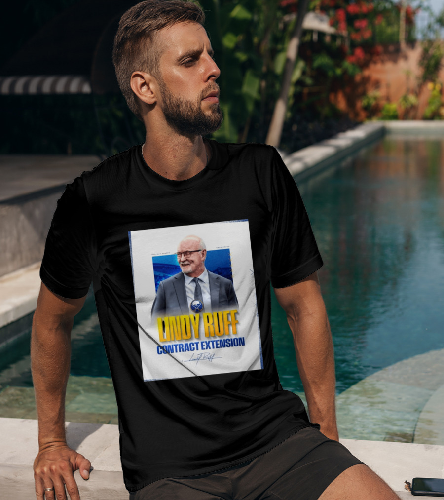 Buffalo Sabres Lindy Ruff Head Coach Contract Extension T-Shirt