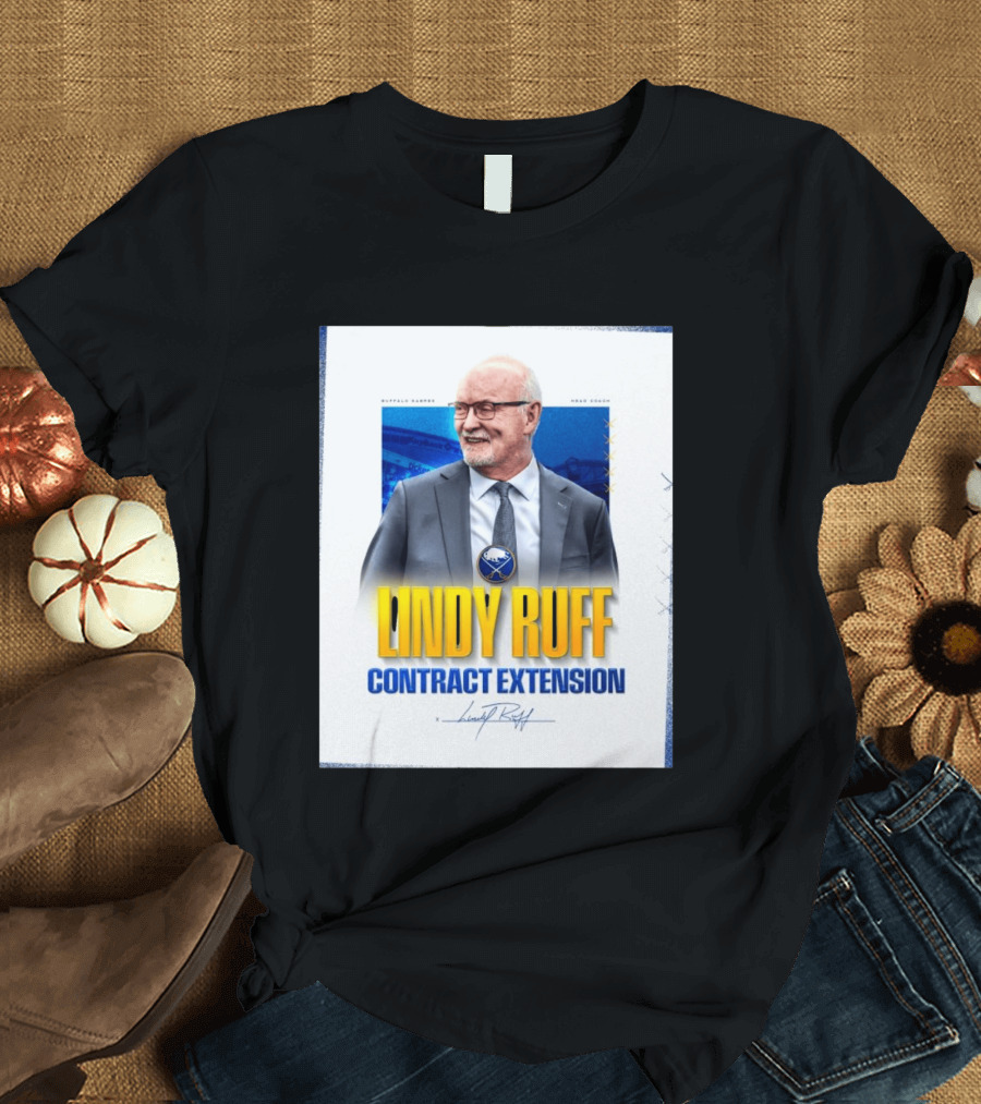 Buffalo Sabres Lindy Ruff Head Coach Contract Extension T-Shirt