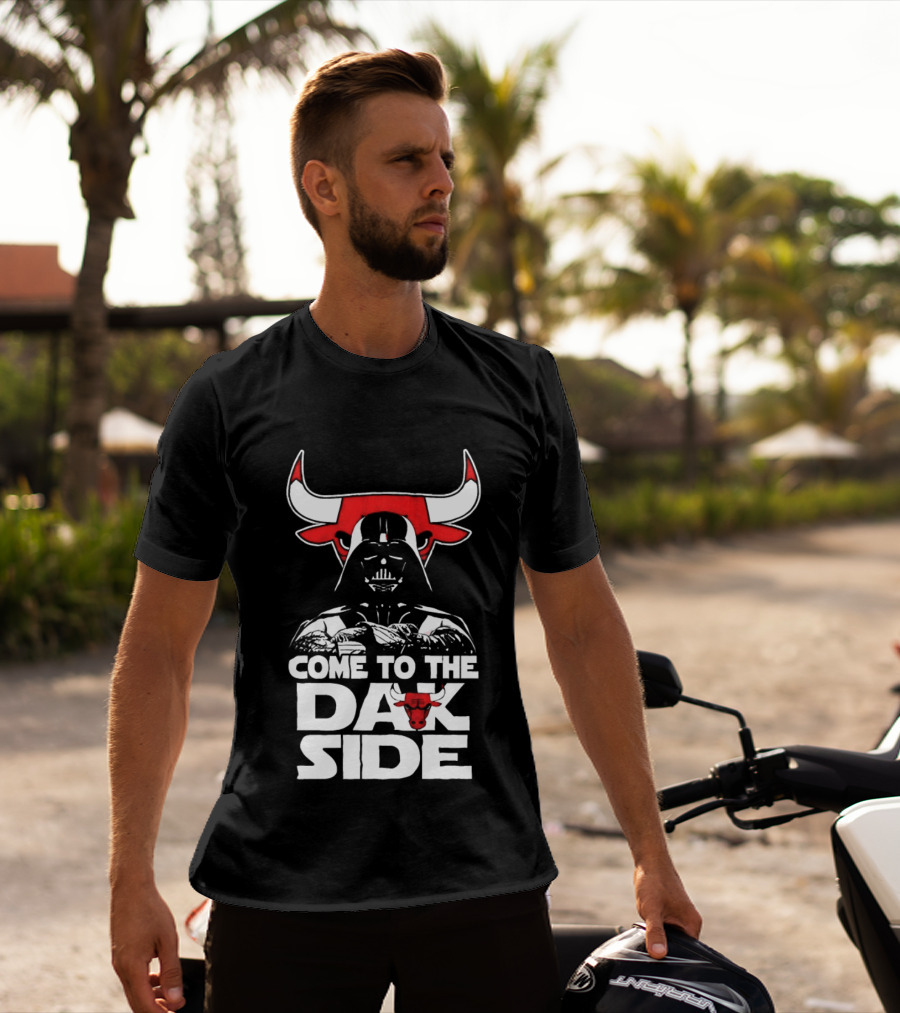 Come To The Dark Side Darth Vader Chicago Bulls Star Wars T-Shirt