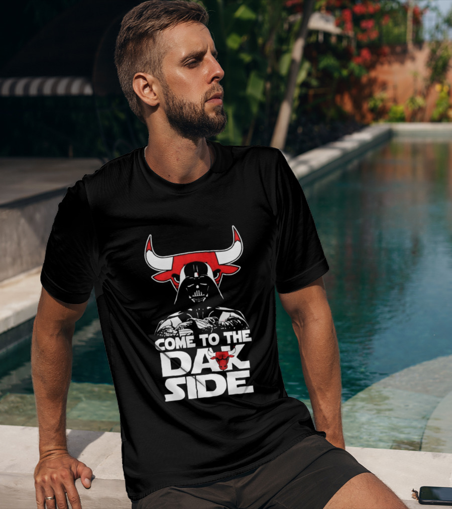 Come To The Dark Side Darth Vader Chicago Bulls Star Wars T-Shirt