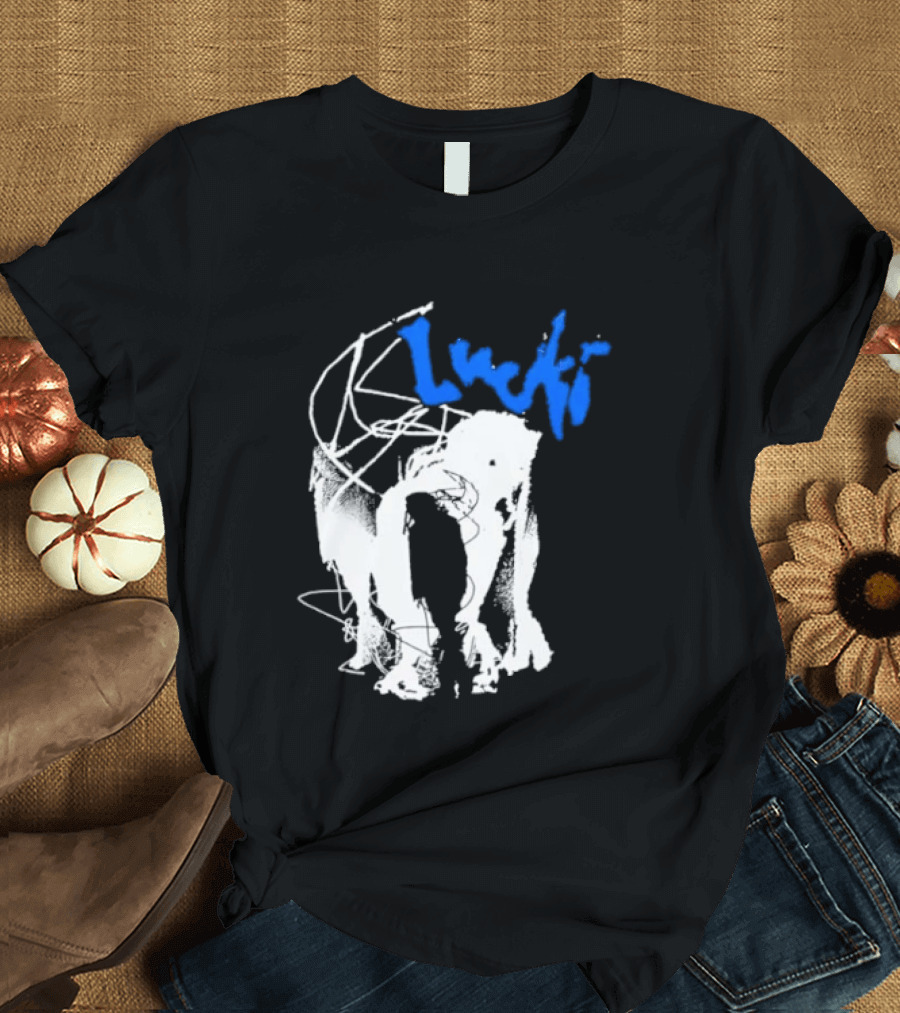 Lucki Alt Heavy Metal Style White Abstract T-Shirt