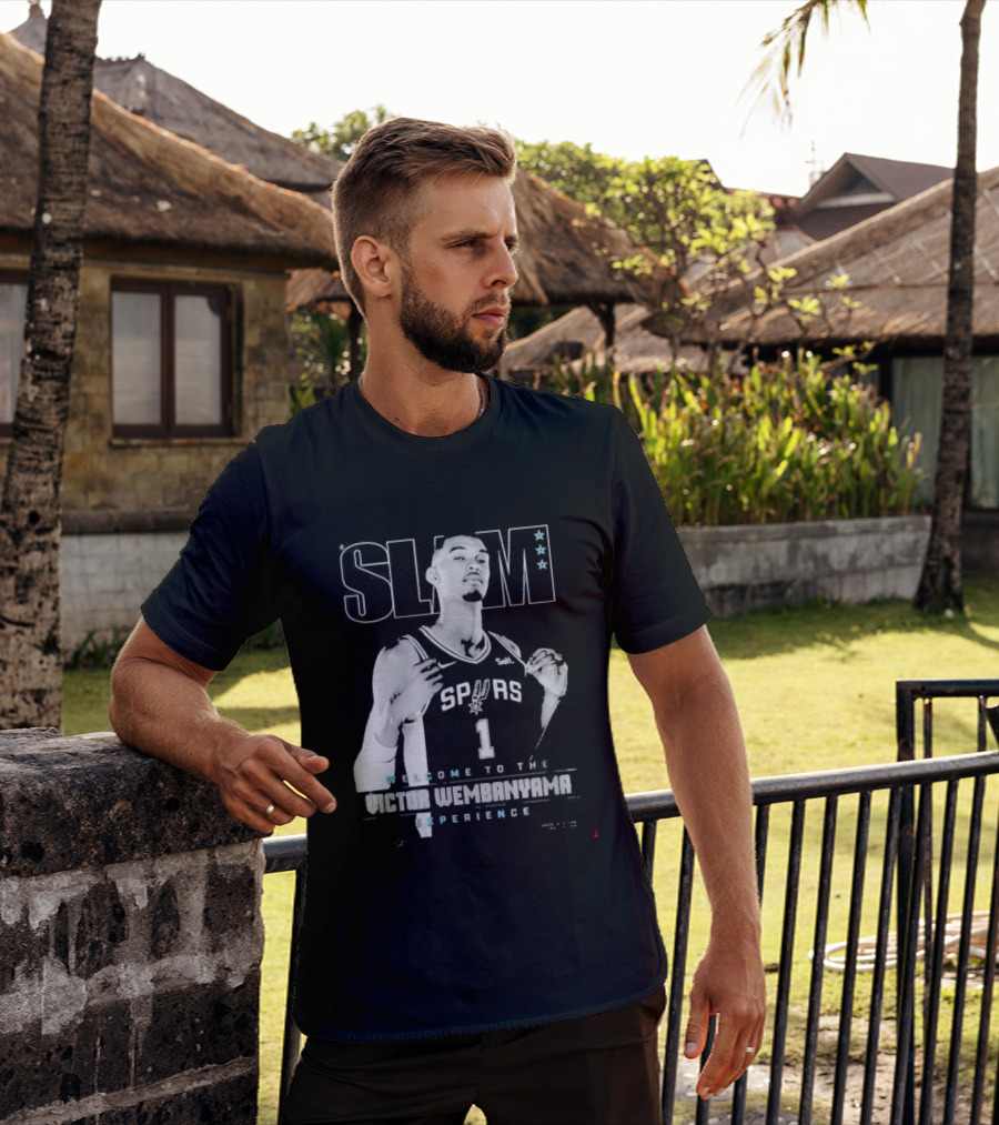 Slam Spurs Victor Wembanyama Welcome To The Future T-Shirt