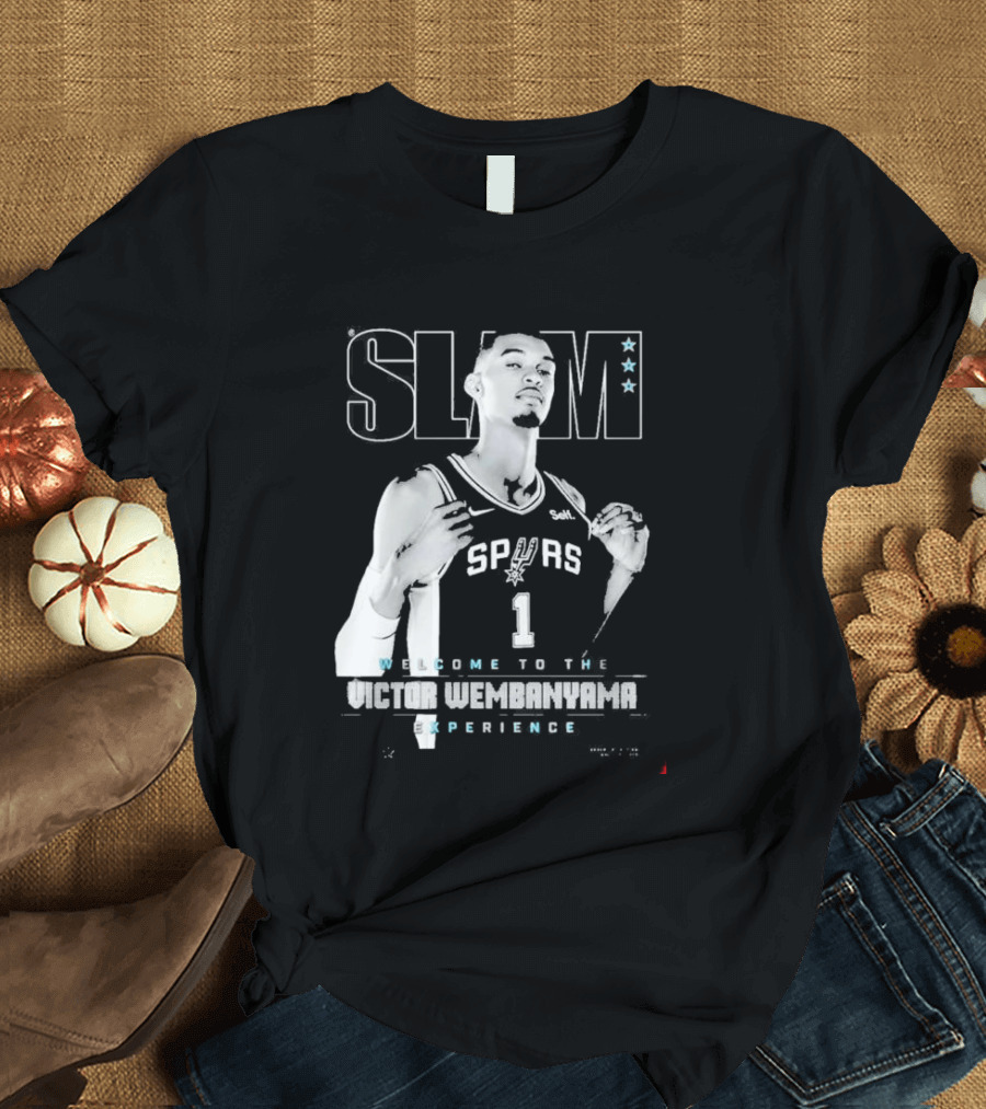 Slam Spurs Victor Wembanyama Welcome To The Future T-Shirt