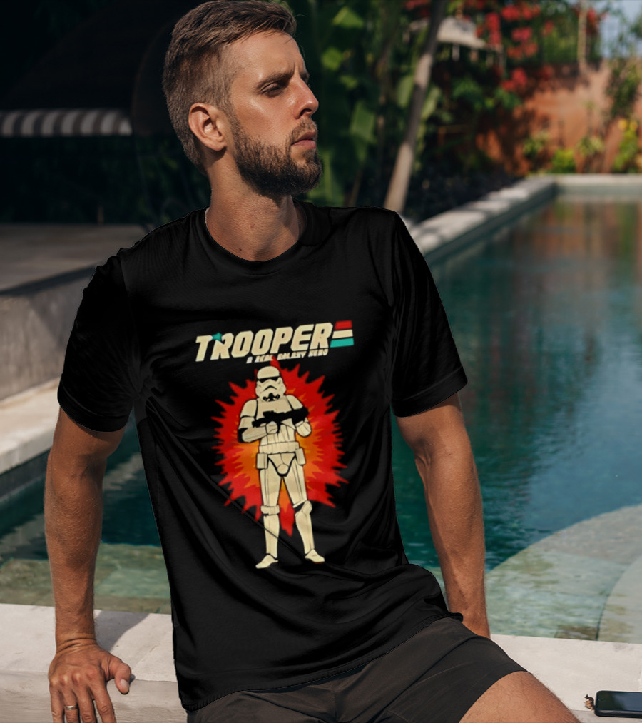 Stormtrooper X GI Joe Galaxy Hero Trooper Star Wars T-Shirt