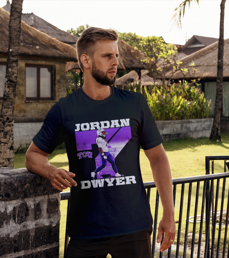 TCU Horned Frogs Football Jordan Dwyer Number 7 T-Shirt