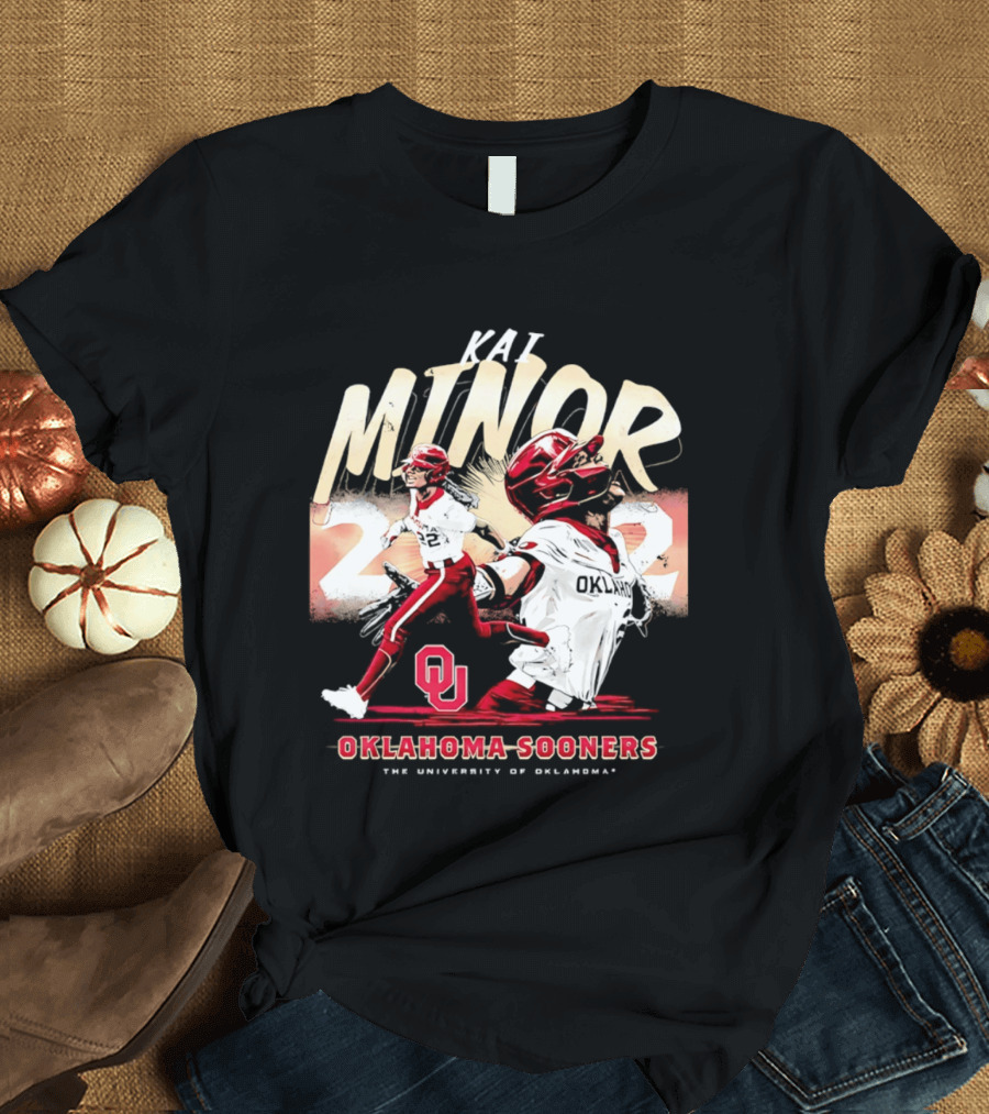 Kai Minor 2022 Oklahoma Sooners NCAA Softball The University Of Oklahoma T-Shirt