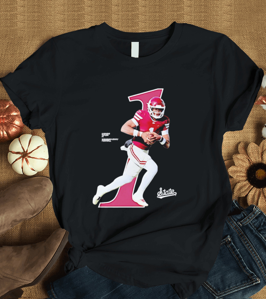 KaMario Taylor Number One Mississippi State Bulldogs Football T-Shirt
